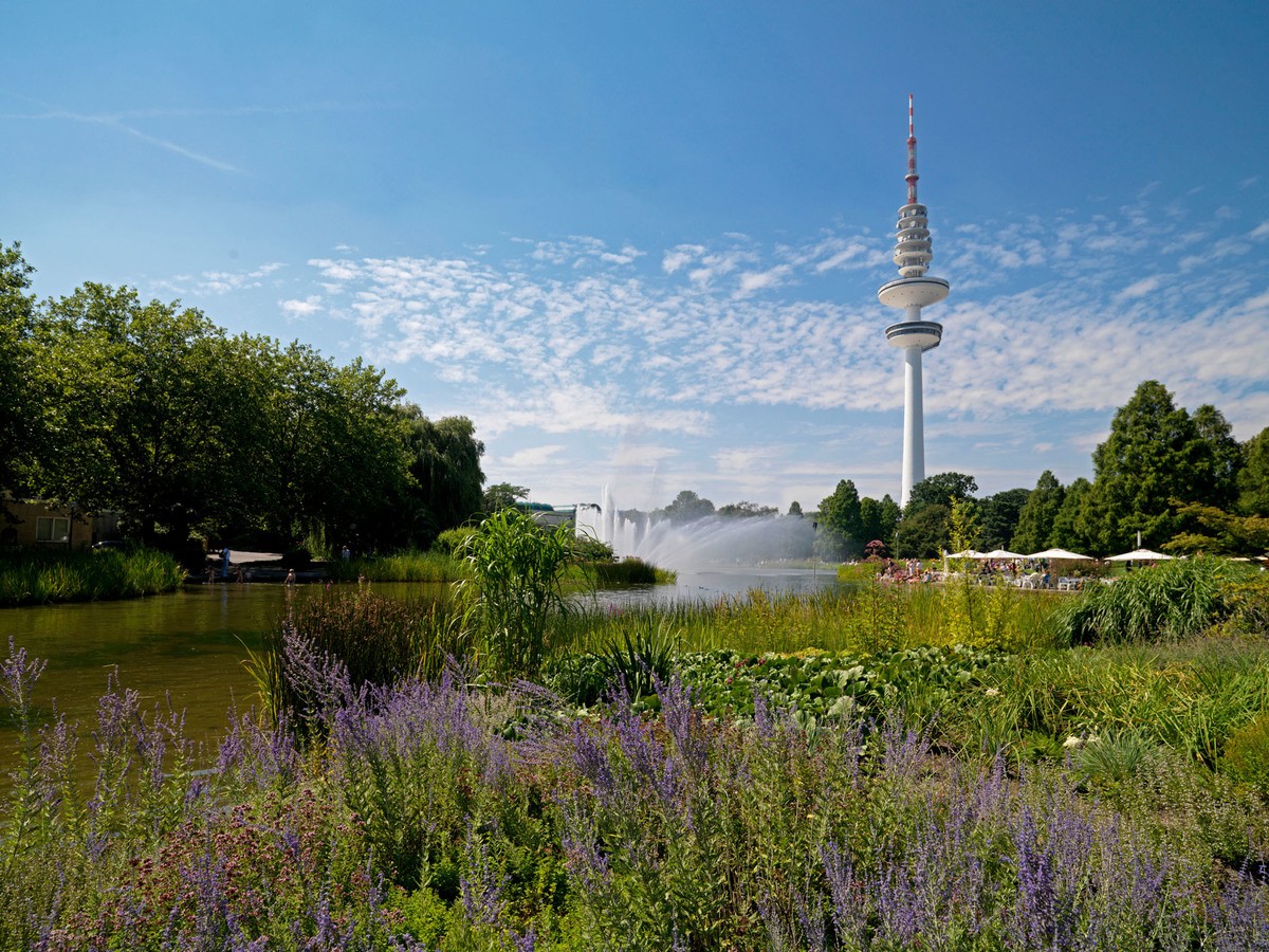 Planten un Blomen ist eine grüne Lunge mitten in Hamburg-City